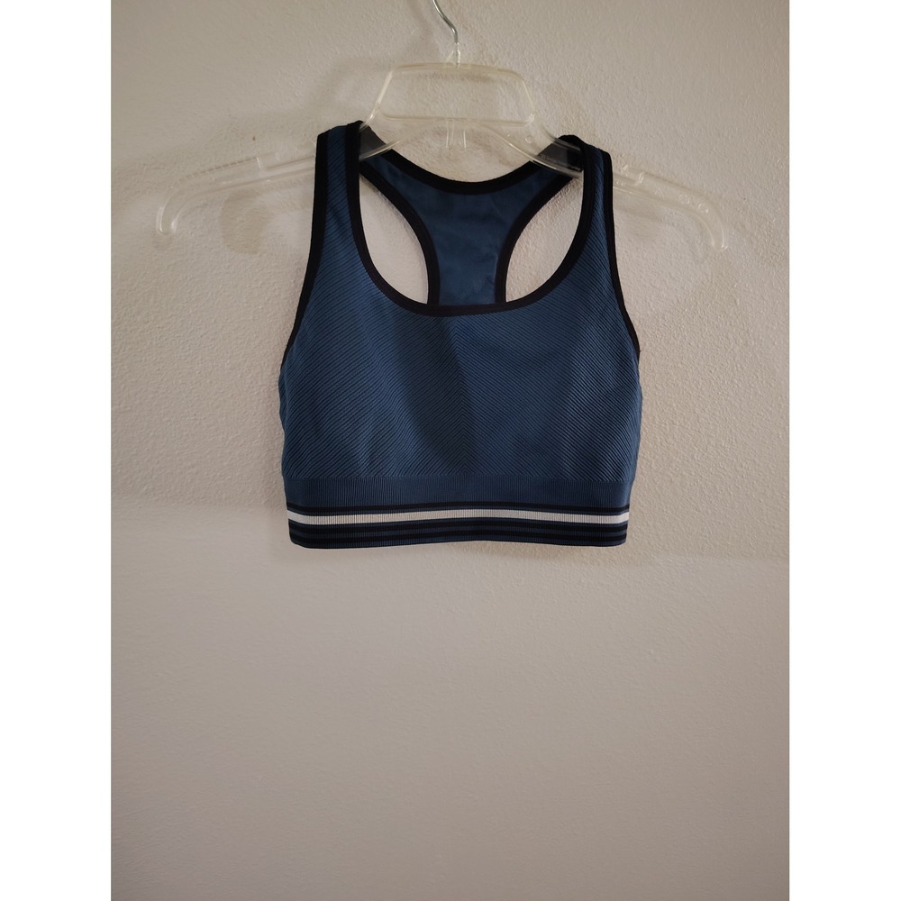Member's Mark Womens Seamless Racerback Sports Bra Gem Slate Blue M MMF23RCBL01